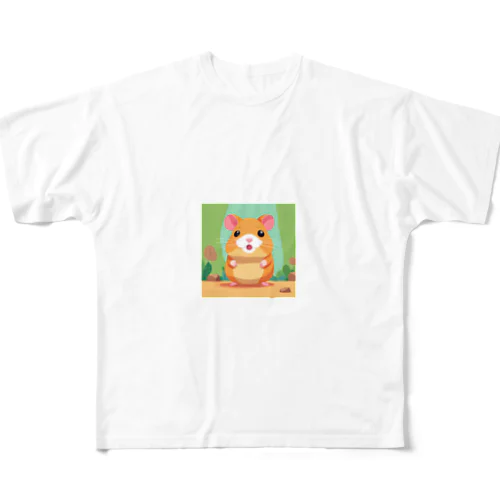 ハムスター大好き All-Over Print T-Shirt