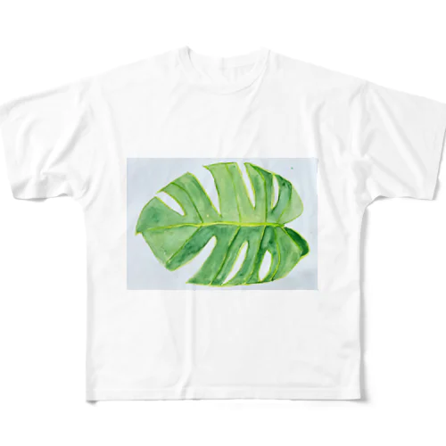 モンステラ All-Over Print T-Shirt