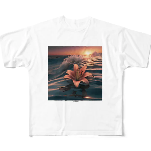 百合の魂 All-Over Print T-Shirt