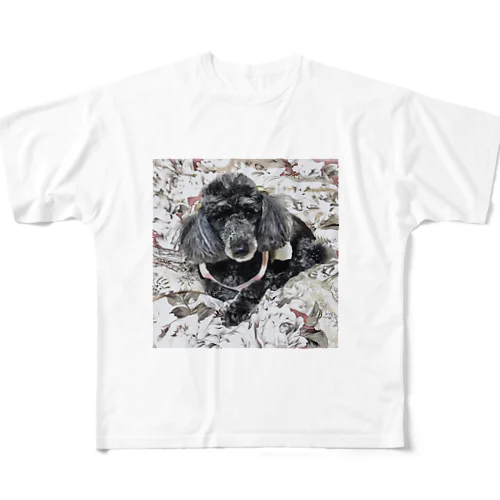 黒トイプーハナのグッズ All-Over Print T-Shirt