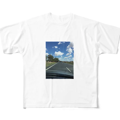 Send your location フルグラフィックTシャツ