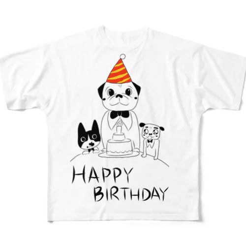 そらの誕生日会 フルグラフィックTシャツ