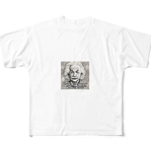 アインシュタインの名言 All-Over Print T-Shirt