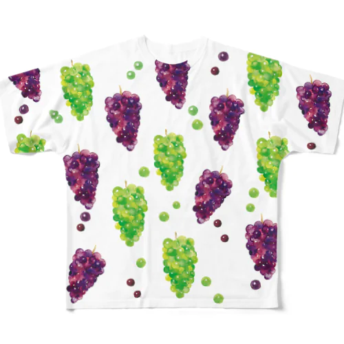 ぶどうTシャツ All-Over Print T-Shirt