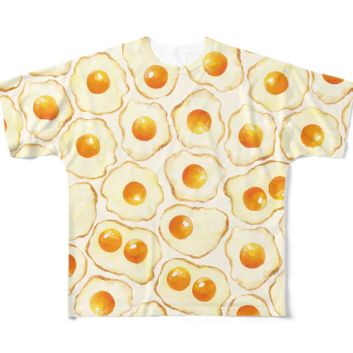 目玉焼きTシャツ All-Over Print T-Shirt