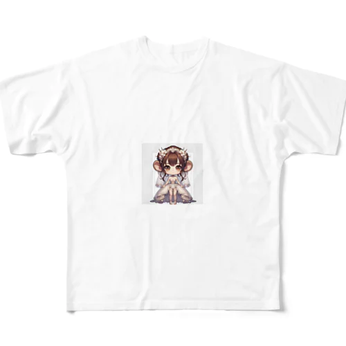 申の花嫁 All-Over Print T-Shirt