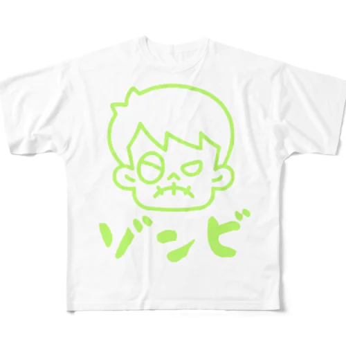 ゾンビくん６ フルグラフィックTシャツ