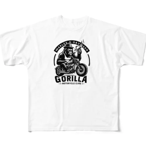 ゴリライダー フルグラフィックTシャツ