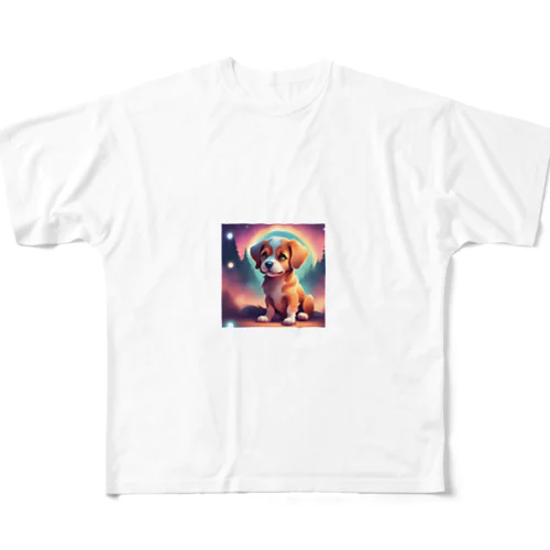 幻想的な犬 All-Over Print T-Shirt