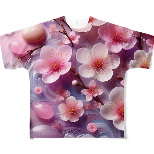 桜🌸 フルグラフィックTシャツ