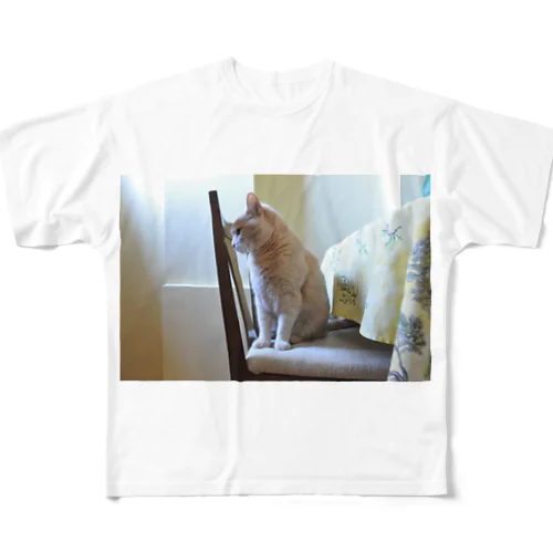 ねこかわたすかる9 All-Over Print T-Shirt