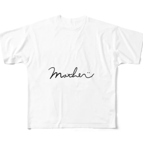 mother × smile フルグラフィックTシャツ