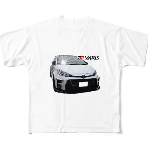 TOYOTA 　GRヤリスのプリントグッズ All-Over Print T-Shirt