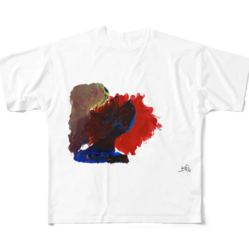 笑み All-Over Print T-Shirt