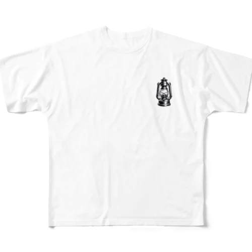 シンプルオイルランタン All-Over Print T-Shirt