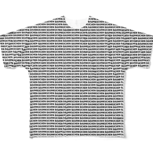 頭の中をバームクーヘンに染めろ【ドイツ語ver】 All-Over Print T-Shirt