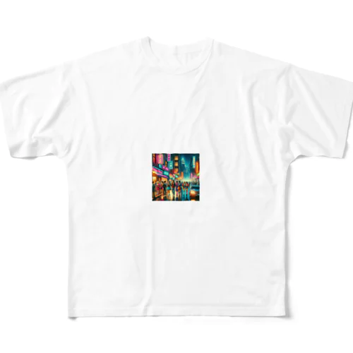 あなたの心を80年代にタイムトラベル All-Over Print T-Shirt