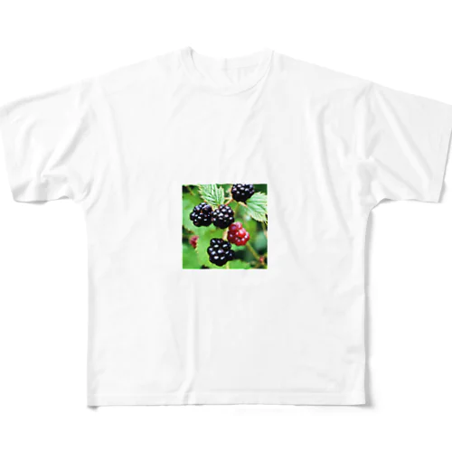 あい　らぶ　ブラックベリー All-Over Print T-Shirt