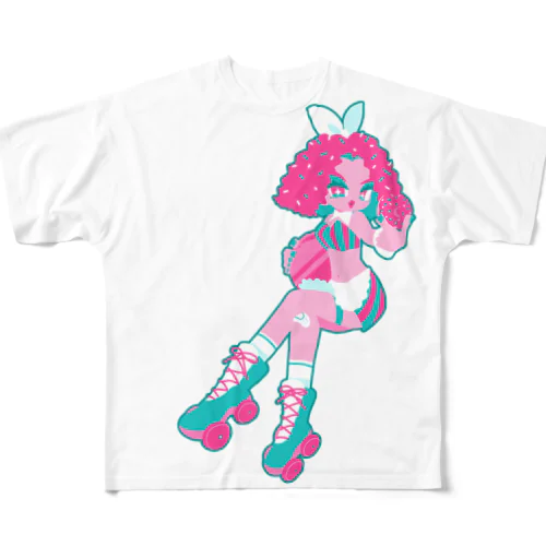 TOPOFF GIRL フルグラフィックTシャツ