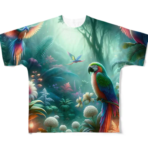 Botanical garden All-Over Print T-Shirt