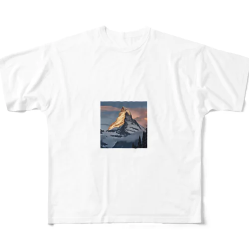 マッターホルン All-Over Print T-Shirt