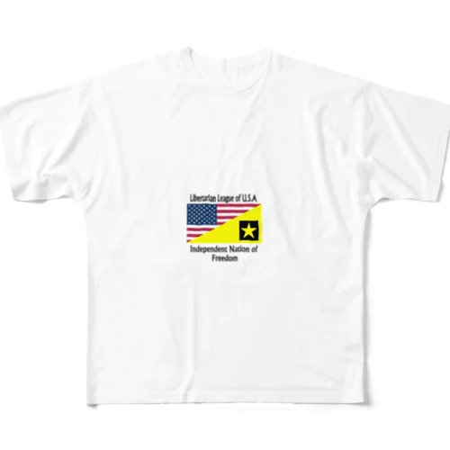 アメリカリバタリアン同盟Tシャツ All-Over Print T-Shirt