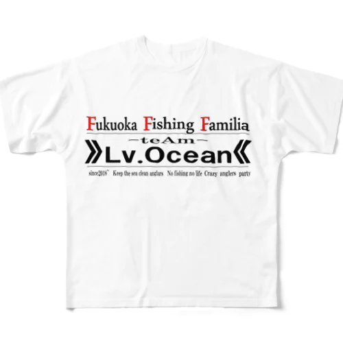 福岡発の釣りチームが描く、最高のアウトドア体験 All-Over Print T-Shirt