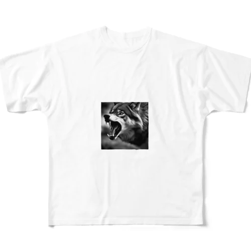 狼王の轟く咆哮 All-Over Print T-Shirt