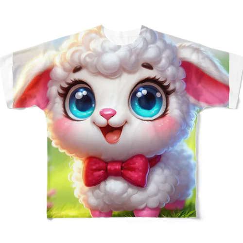 pretty sheep All-Over Print T-Shirt