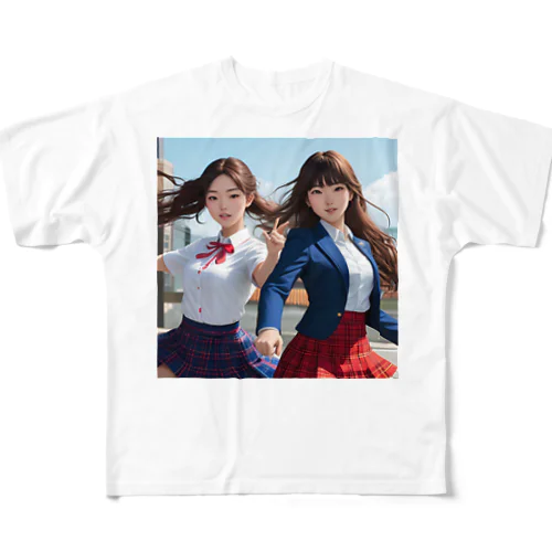 ダンス フルグラフィックTシャツ