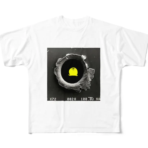 弾痕deぽんぢ君 All-Over Print T-Shirt