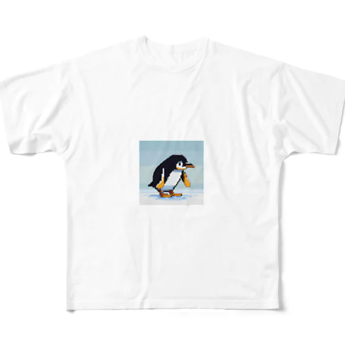 歩いているペンギン フルグラフィックTシャツ