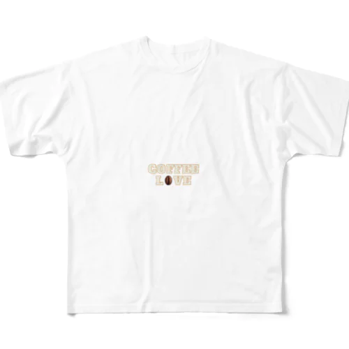 Coffee love ロゴグッズ All-Over Print T-Shirt