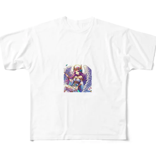 ドット絵天使さん All-Over Print T-Shirt