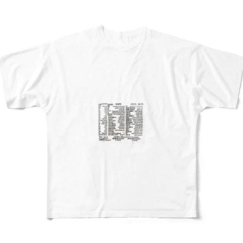 Word,Excel ショートカットキー All-Over Print T-Shirt