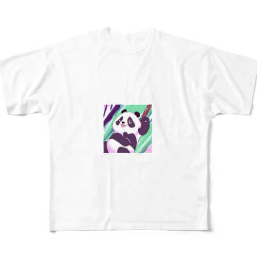 パステルパンダちゃん All-Over Print T-Shirt