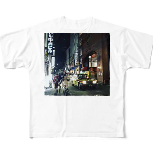 中洲 帰路 フルグラフィックTシャツ