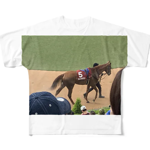 競走馬「キミノナハマリア」のグッズが登場！ All-Over Print T-Shirt