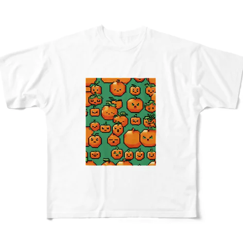 Orange×Green フルグラフィックTシャツ