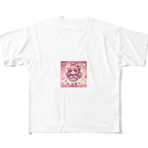 ゆめかわドットちゃん All-Over Print T-Shirt