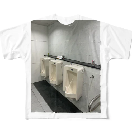 トイレ フルグラフィックTシャツ