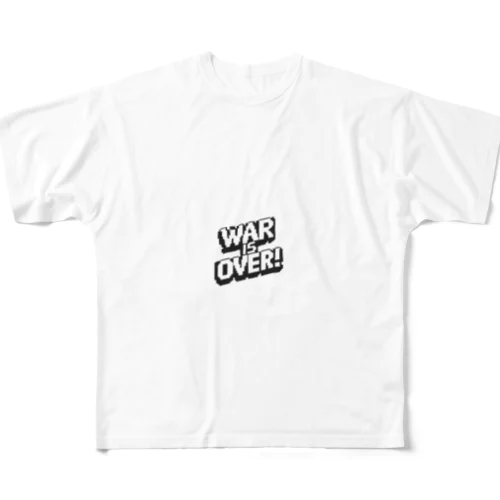 WAR IS OVER_05 フルグラフィックTシャツ