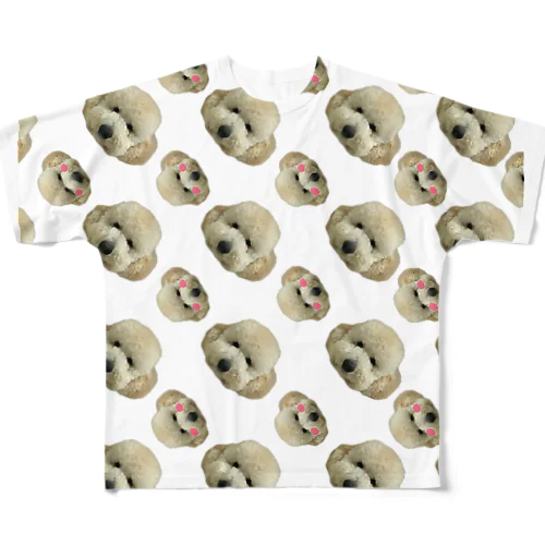 プードル  いっぱい All-Over Print T-Shirt