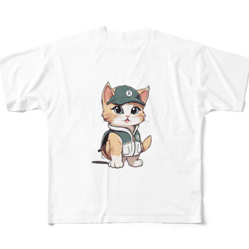 猫ゴルファー2 All-Over Print T-Shirt