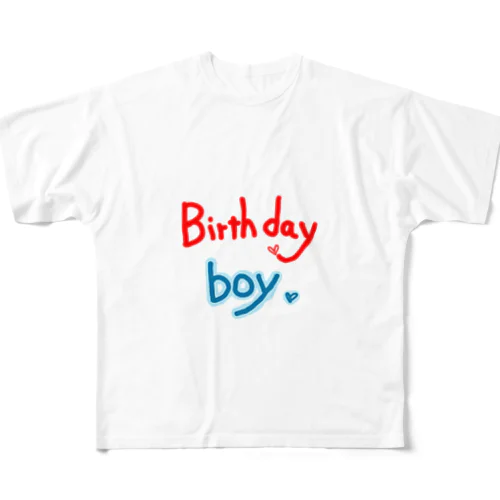 誕生日ボーイ All-Over Print T-Shirt