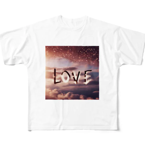 愛の空 All-Over Print T-Shirt