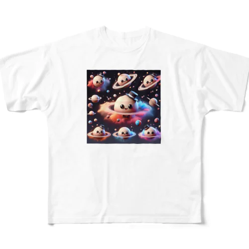 土星ちゃん All-Over Print T-Shirt