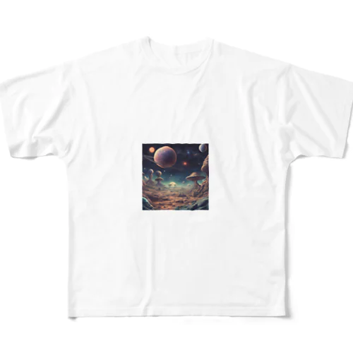 多分火星の景色はこんな感じ🪐 All-Over Print T-Shirt
