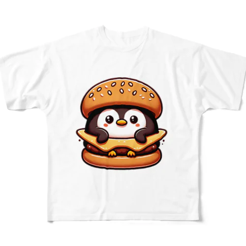 ペンギンバーガー フルグラフィックTシャツ
