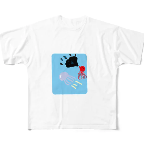 たことクラゲ All-Over Print T-Shirt